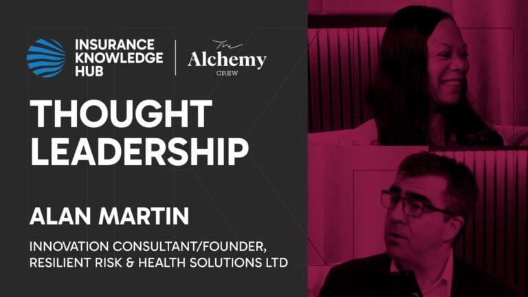Sabine VanderLinden with Alan Martin, Founder of Resilient Risk & Health Solutions